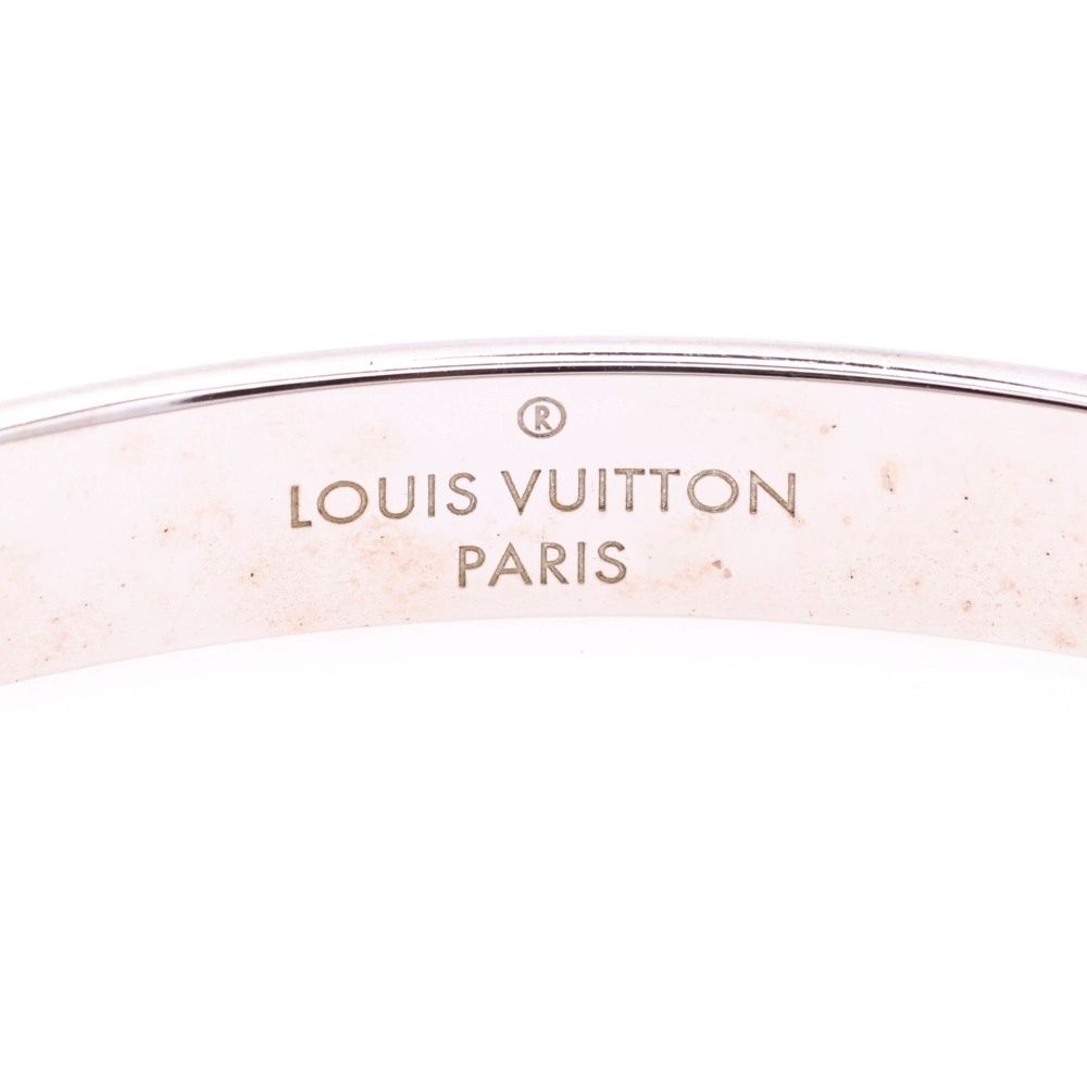 ルイヴィトンブレスレット カフ ナノグラム メタル シルバー M00249 楽天市場】ルイヴィトン LOUIS VUITTON ブレスレット カフ