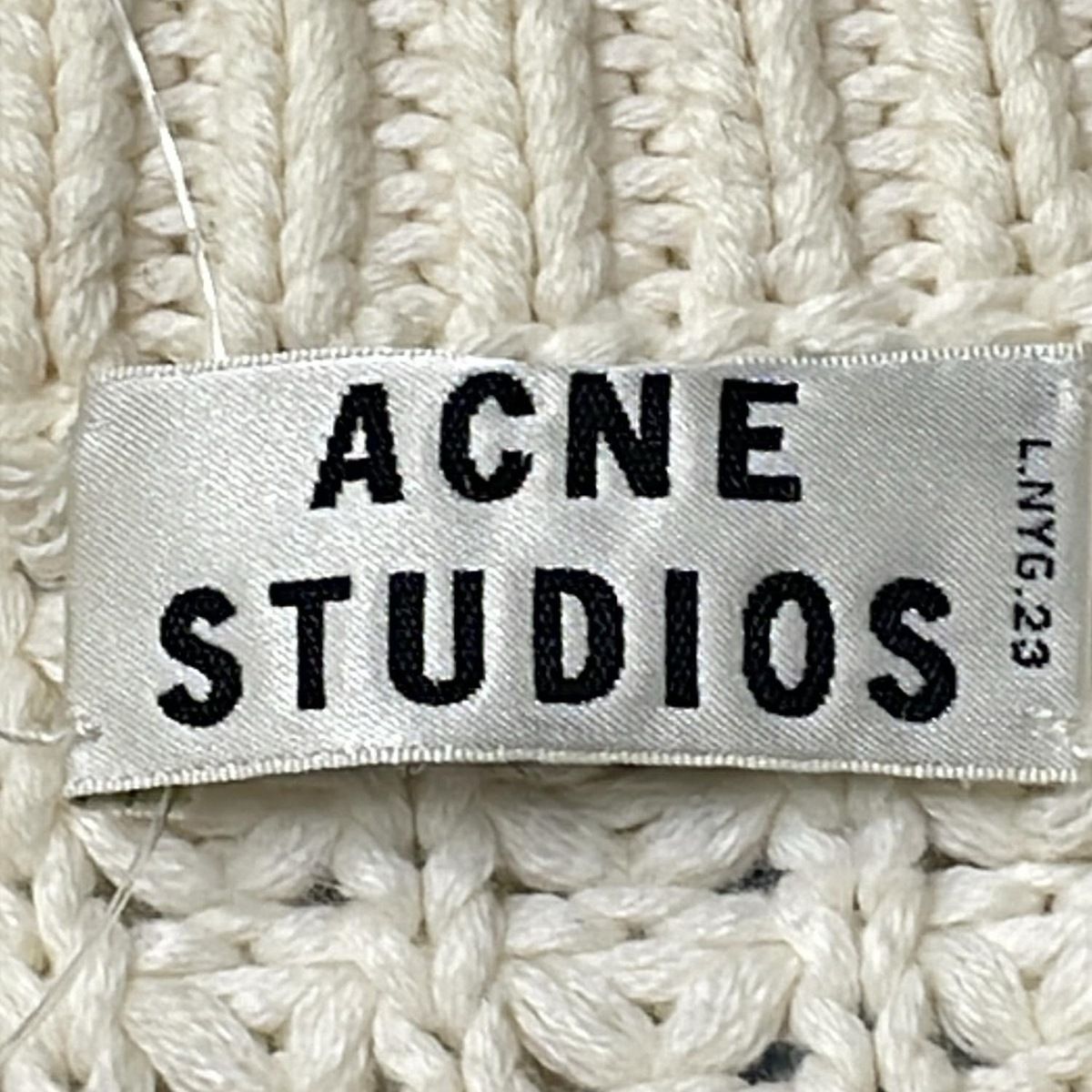 Acne Studios - ACNE STUDIOS(アクネ ストゥディオズ) 長袖セーター サイズS レディース - アイボリー クルーネック/ケーブル編み ACNE STUDIOS(アクネ ストゥディオズ) 長袖セーター サイズS
