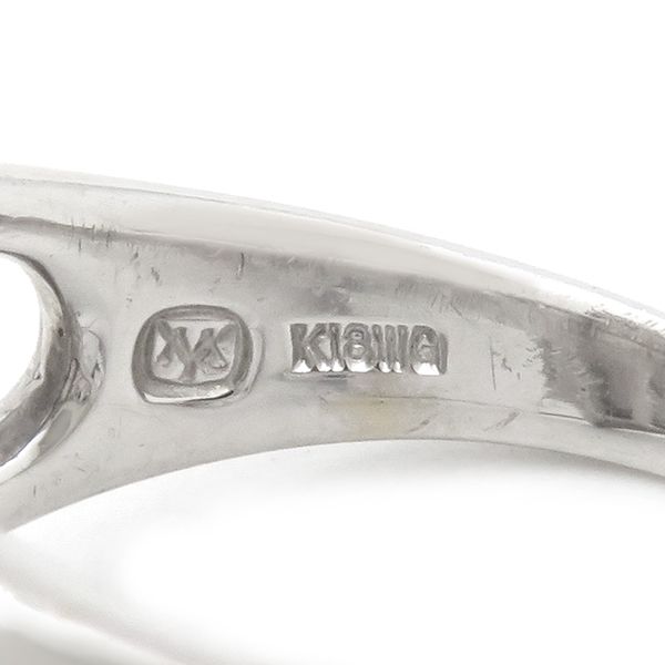 ダイヤリング K18WG