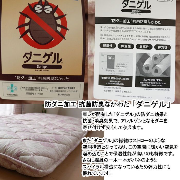防ダニ 防ダニ敷き布団 セミシングル 介護サイズ 介護用サイズ 90×190cm 抗菌 防臭 しっかり厚み ウレタンフォーム入り 介護 介護用 来客用 大人用 軽量 コンパクト 軽い 7278 MARWIL-DEMENAGEMENTS_CH