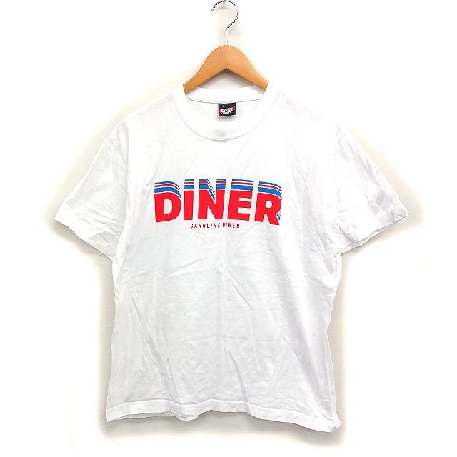 スクリーンスターズ SCREEN STARS プリント Tシャツ カットソー 半袖 丸首 コットン 綿 L ホワイト 白 /FT41