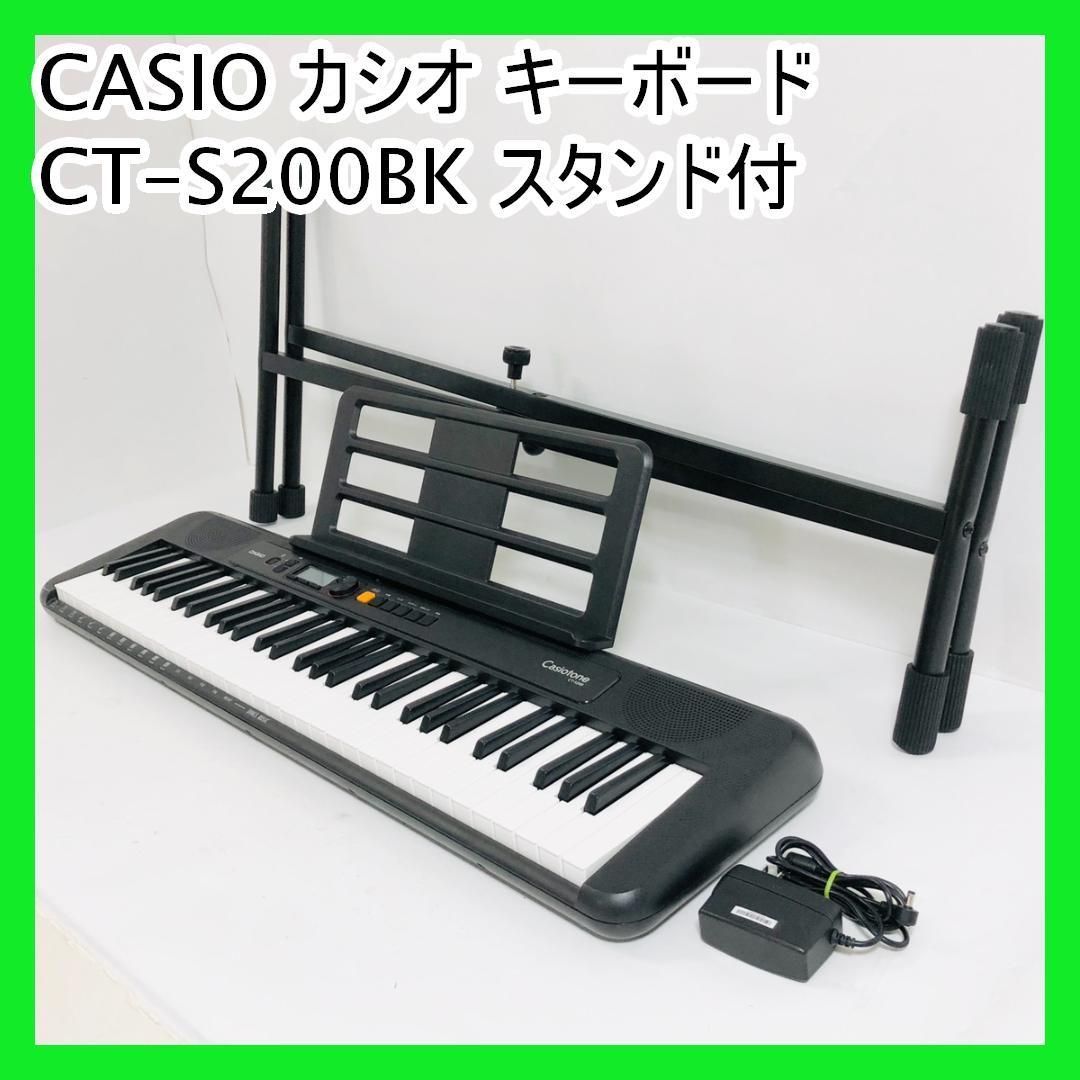 カシオ 電子キーボード Casiotone (CT-S200BKブラック) Amazon