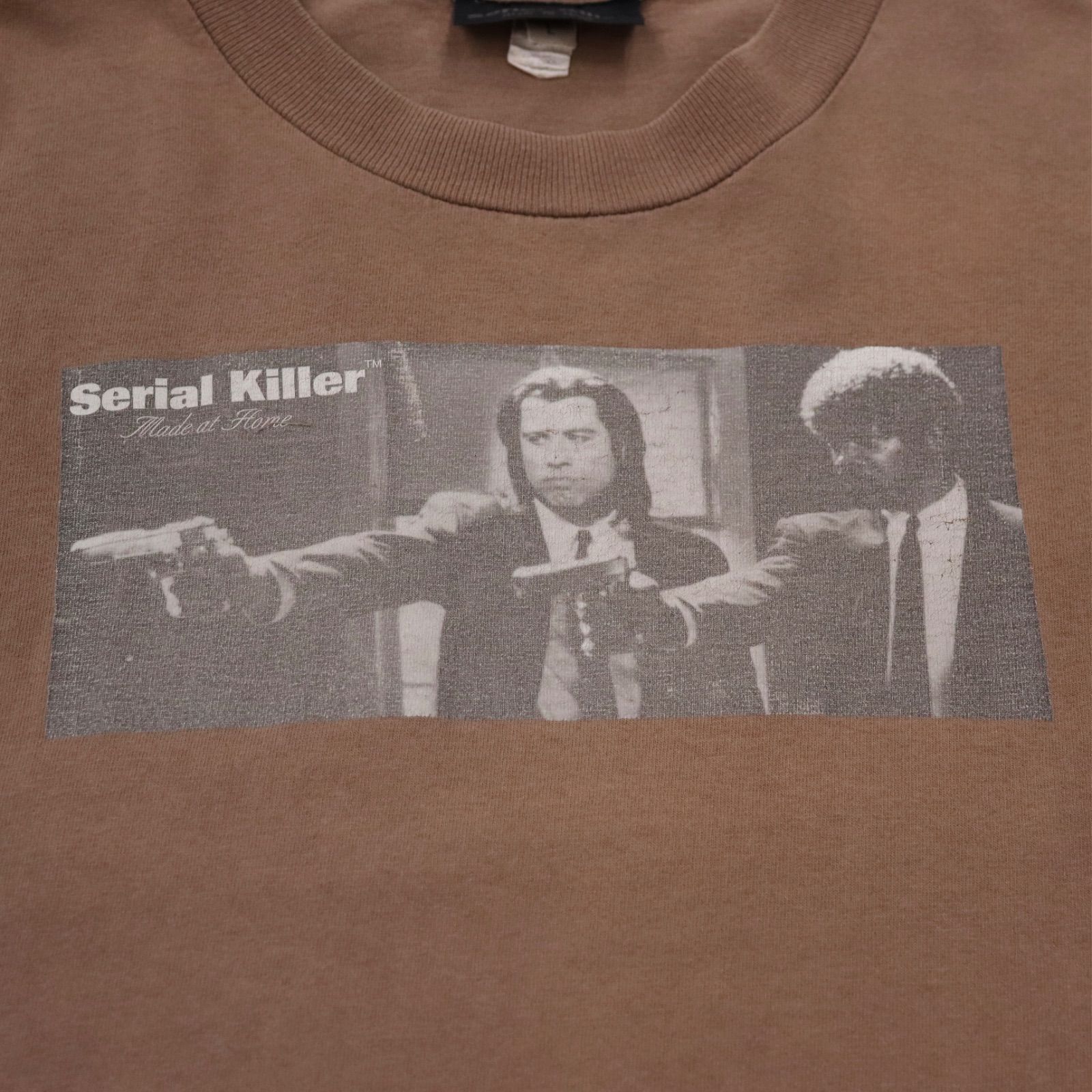 90s vintage ムービー Tシャツ シリアルキラー パルプフィクション 激レア XL パルプフィクション シリアルキラー Tシャツ 黒