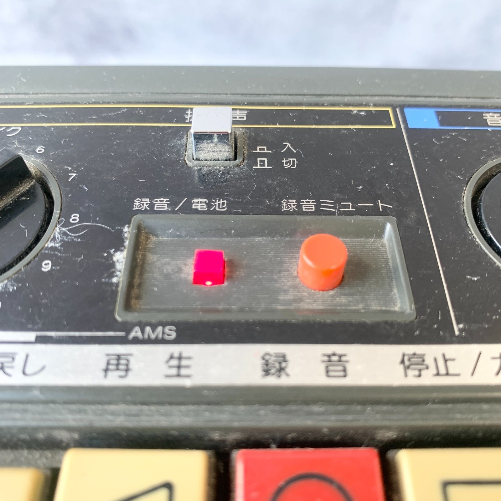 希少名機ソニーポータブルカセットレコーダー TCM-1390 拡声機能を内蔵