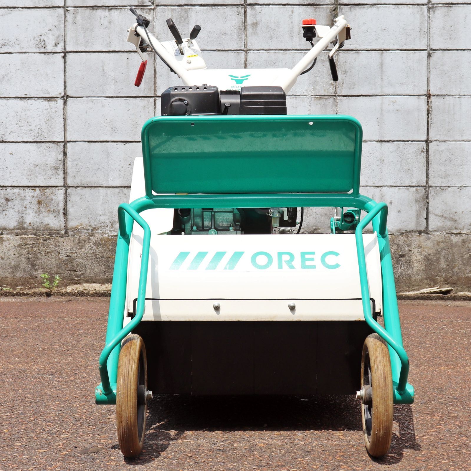 お試しください！ 新潟発 オーレック ハンマーナイフモア HR402x ブルモアー 4.2馬力 リコイル 自走式 動作 済 雑草 草刈り機 作業機 倉庫保管品