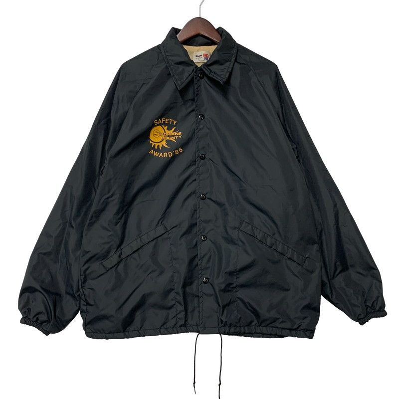 YBF56【アメリカ製】KING LOUIE　ナイロンジャケット【3XL】黒色 YBF56【アメリカ製】KING LOUIE ナイロンジャケット【3XL】黒色