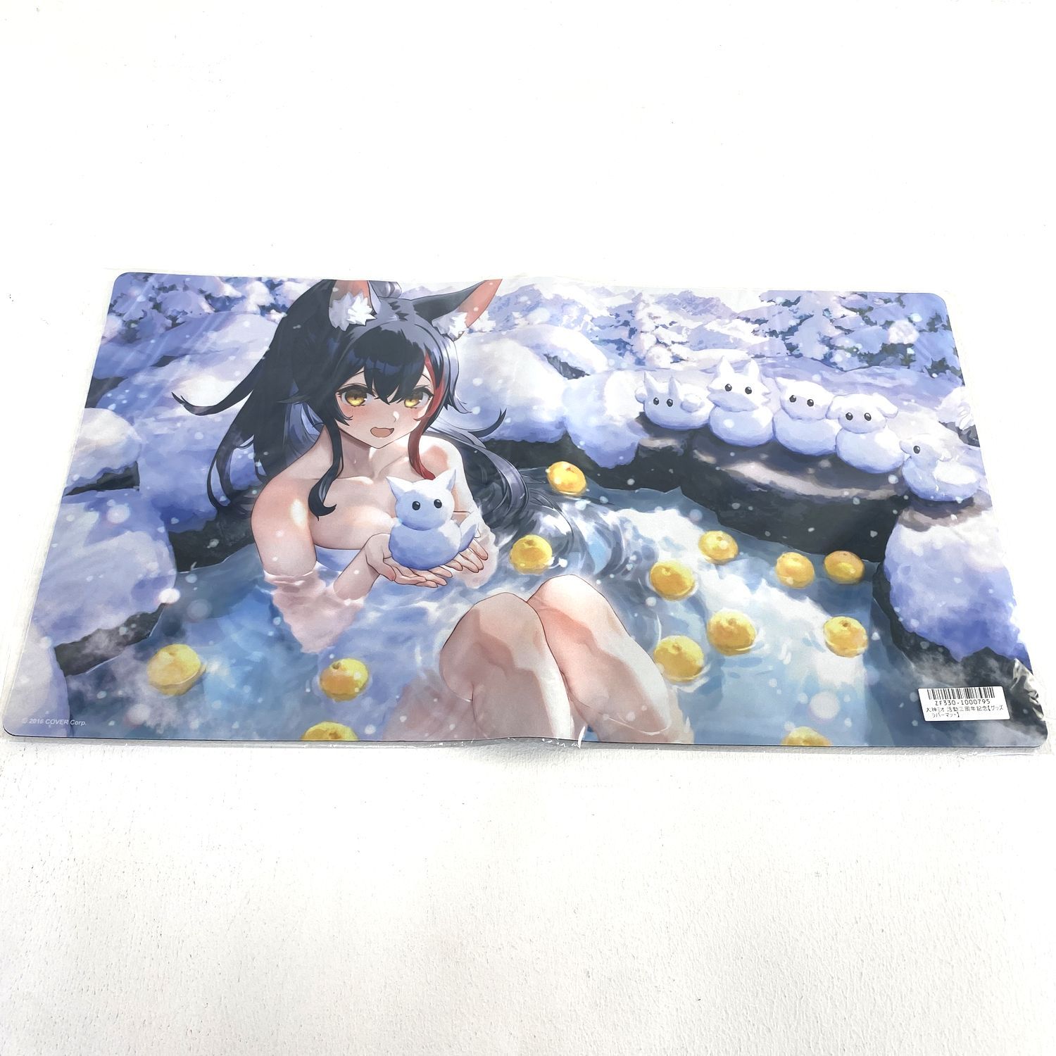 【★加古川物流】【中古・未開封品】大神ミオ ワイドラバーマット 活動6周年記念 ホロライブ【718】 受注限定販売品】 大神ミオ 活動 6周年記念 ワイドラバーマット