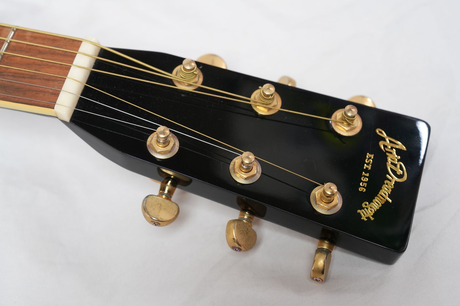 ☆Aria Dreadnought☆AF-60 BK トップ＆バック単板モデル 美品 アリア