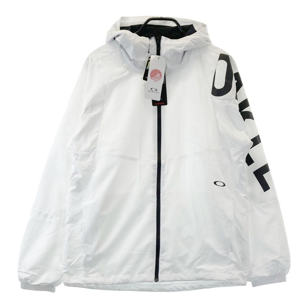 サイズ：L OAKLEY オークリー FOA406887 ジップジャケット  ホワイト系 [240101460578] ゴルフウェア メンズ ストスト サイズ：L OAKLEY オークリー FOA406887 ジップジャケット