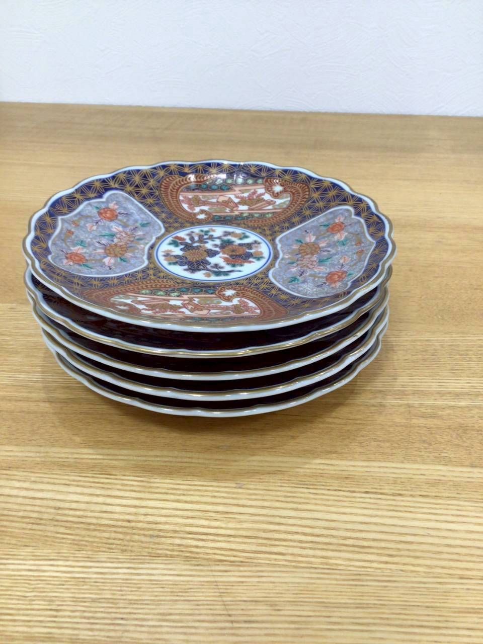 日肥其泉 昭和年製 献上手古伊万里金彩皿 5枚セット - メルカリ