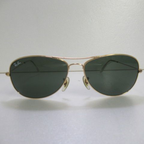 Ray-Ban レイバン COKPIT コックピット 001 RB3362 ゴールド グリーン ケース付 used サングラス メンズ ユニセックス 人気 定番 R642