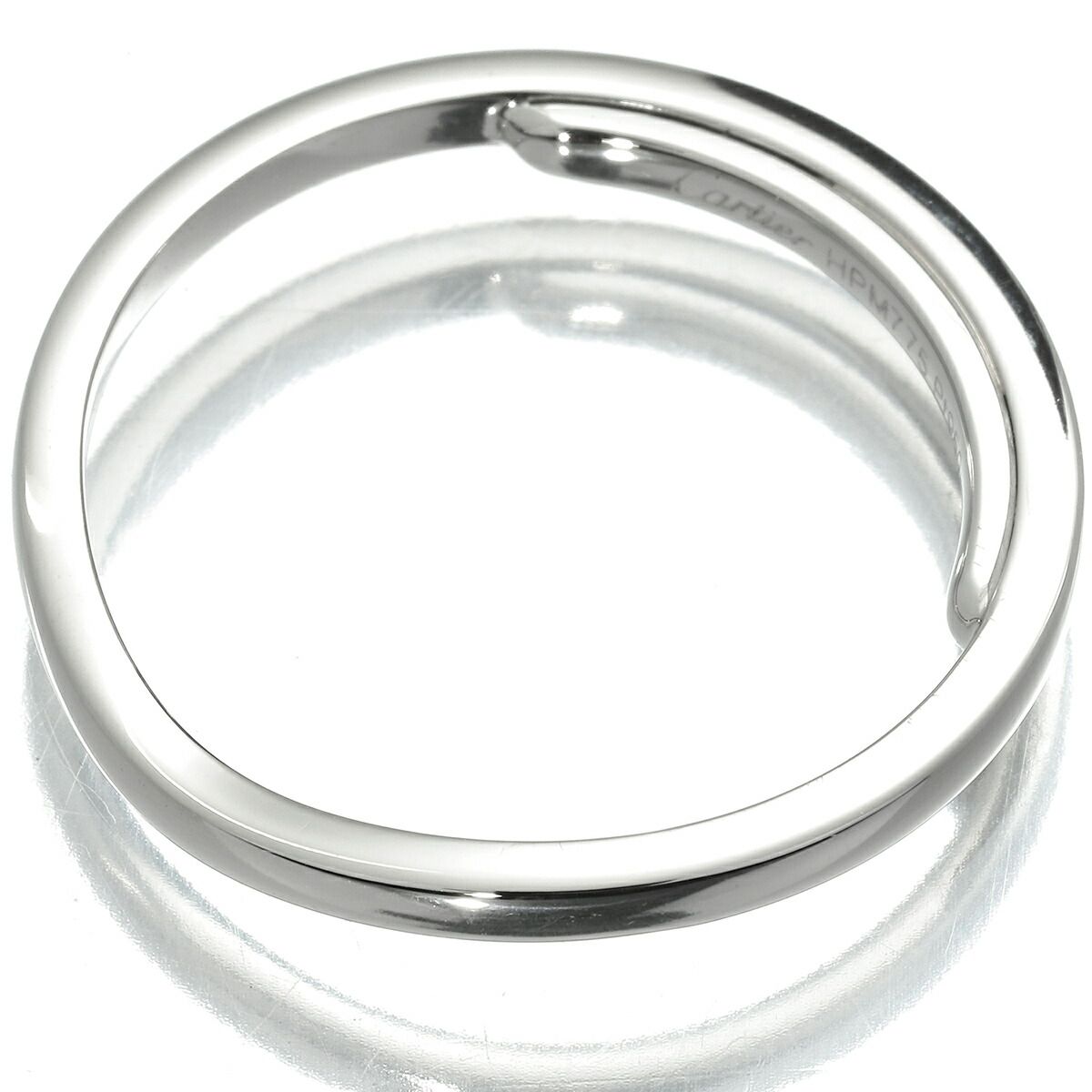 カルティエ バレリーナ リング 指輪 Pt950 18号 Cartier 中古 