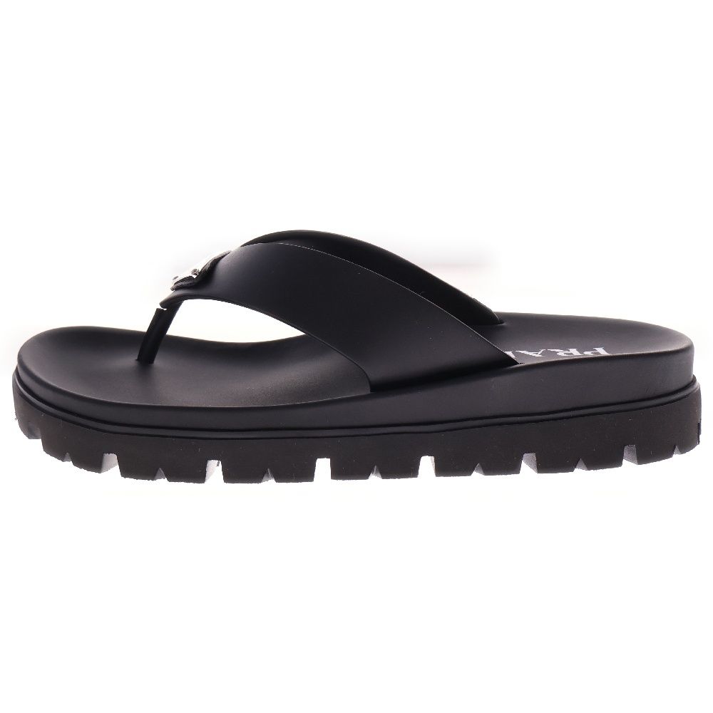 PRADA プラダ ラバー トングサンダル 2Y3130 スティールグレー ラバー トングサンダル | PRADA