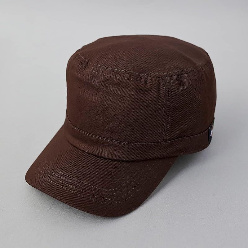【特価商品】[Dickies] スタンダード ワークキャップ 2サイズ 大きいサイズ XL 62cm 帽子 メンズ レディース 短ツバ キャップ ユニセックス ショートブリム (M, (01) ブラウン(スタンダード))