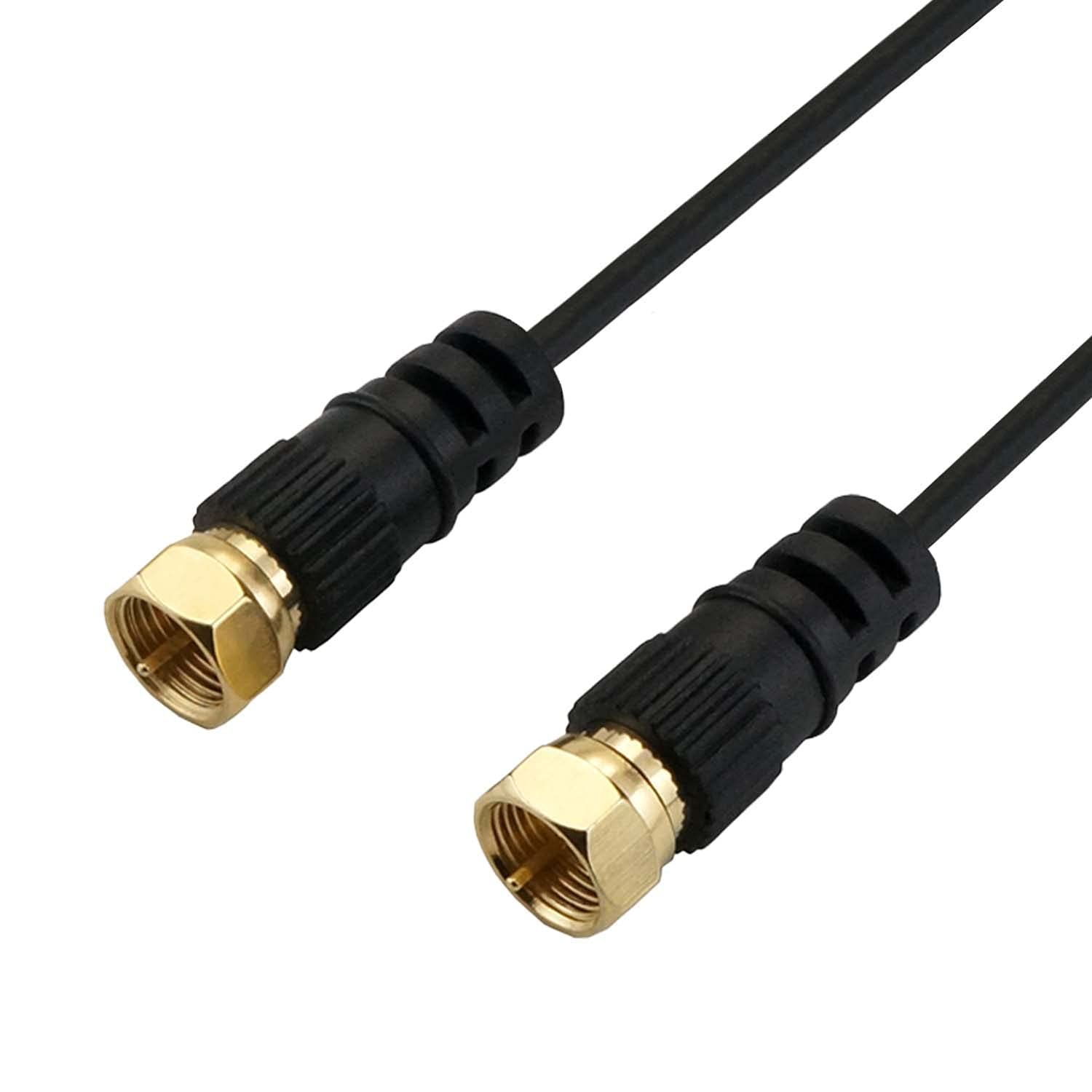 細アンテナケーブル S-2.5C-FB同軸 1.5m ホーリック 4K8K放送 3224MHz |BS|CS|地デジ|CATV 対応 ブラック 両側ネジ式コネクタ AC15-480BK