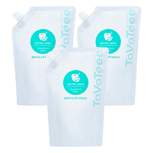 TaVaTeee公式ショップ デンタルリンス3本セット ホワイトニング 口臭ケア 口腔ケア 液体 歯磨き粉