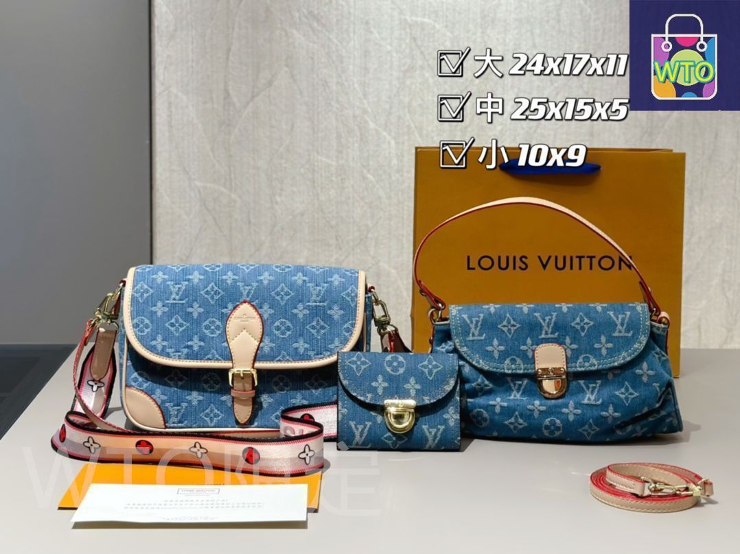 超美品 LOUIS VUITTON ルイヴィトン ショルダーバッグ 財布 3点