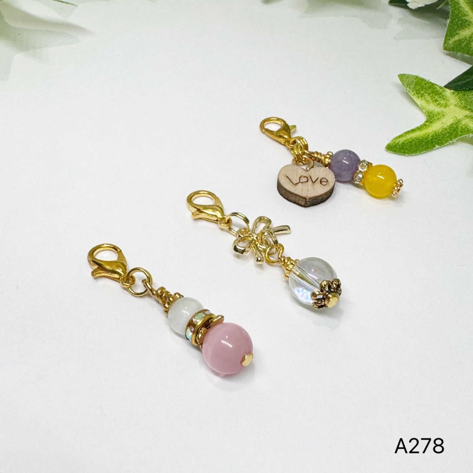 ノジェス 天然石チャーム 2個セット ターコイズ 天然石チャーム・ペンダントトップ ドロップ ペア