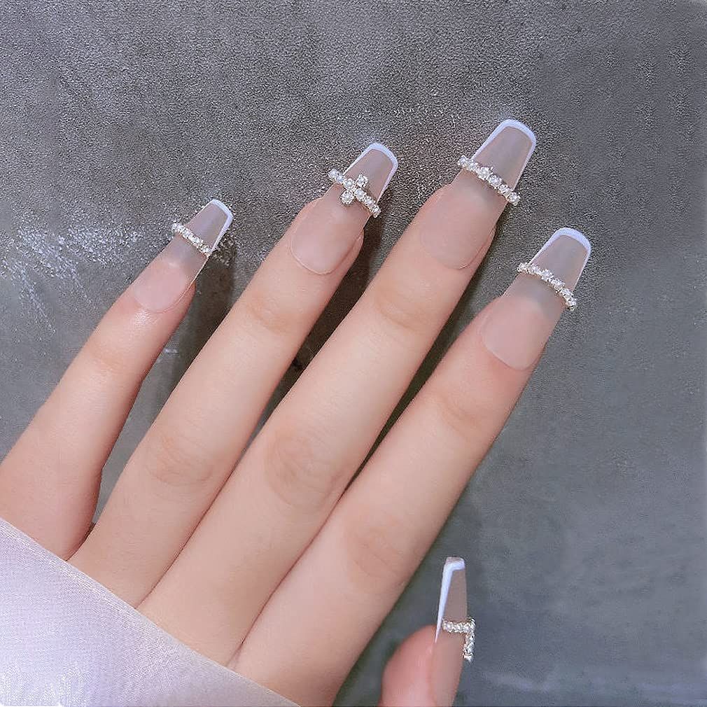 ▶︎ネイルパーツ/パール付きトライアングル/P-38 Pieadra アート