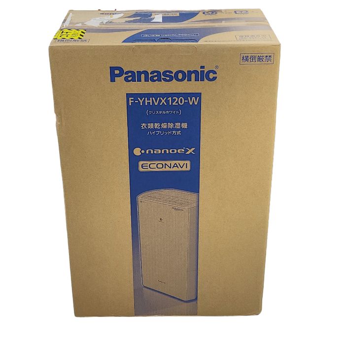 Panasonic パナソニック ハイブリッド式 衣類乾燥除湿機 F-YHVX120-W