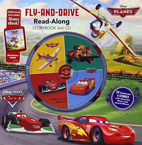 Cars | Planes Fly-and-Drive Read-Along Storybook and CD Pur