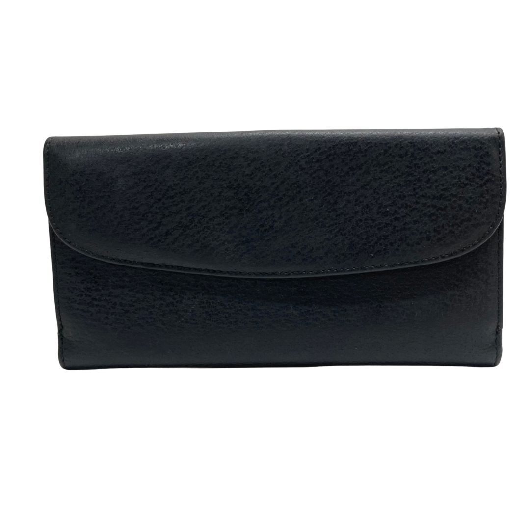 GUCCI ブラック 長財布　ビンテージ 2242 GUCCI グッチ 長財布 レザー ブラック オールド