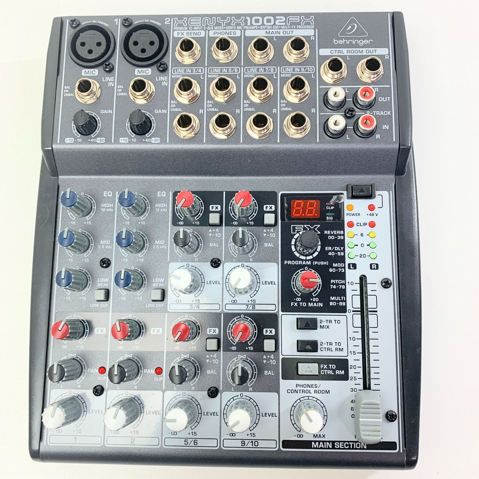 USED】Behringer ベリンガー XENYX 1002 FX アナログミキサー SA
