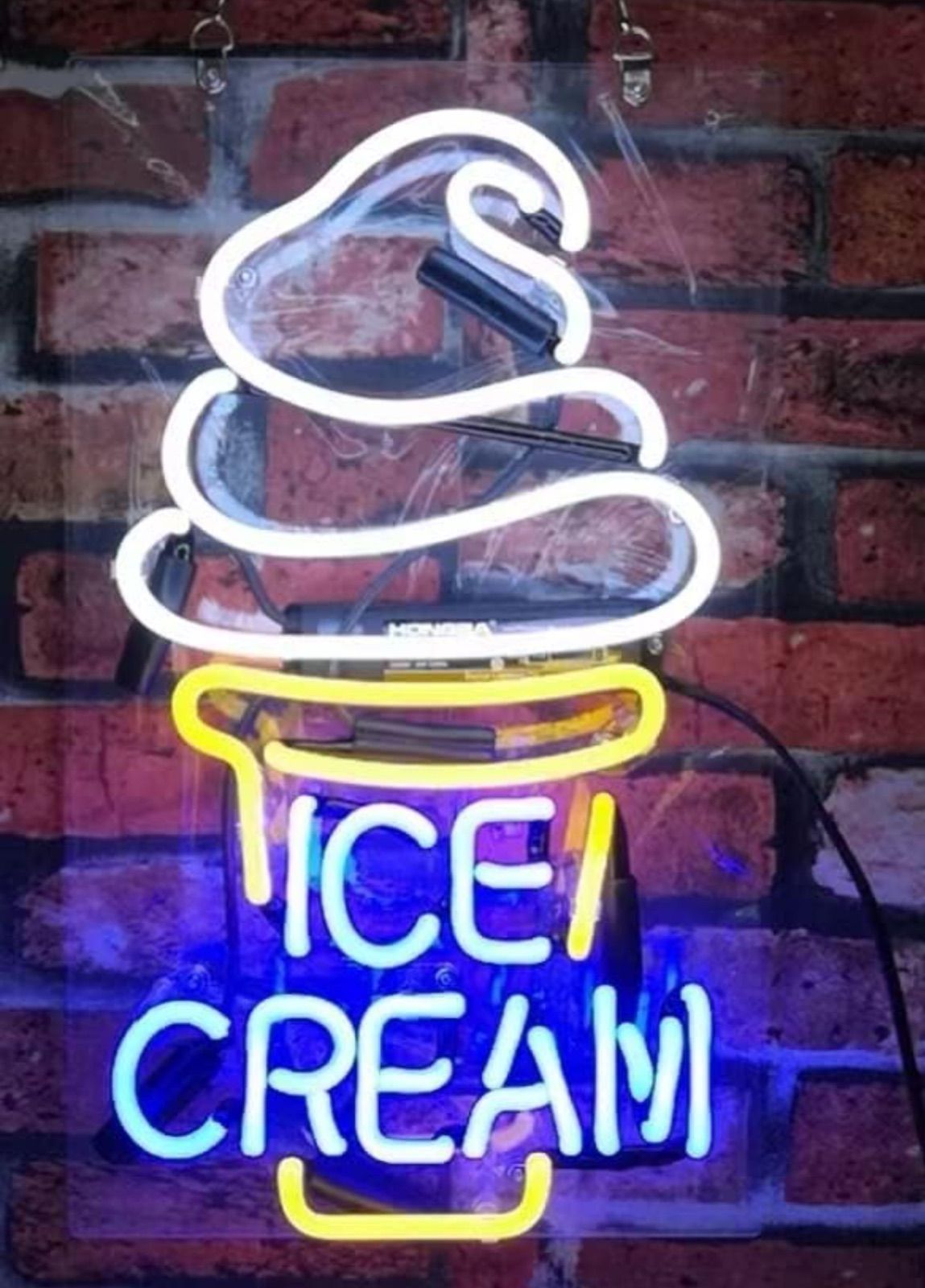 オリジナル アイスクリーム型 ネオンライト LEDサイン オーダー 看板
