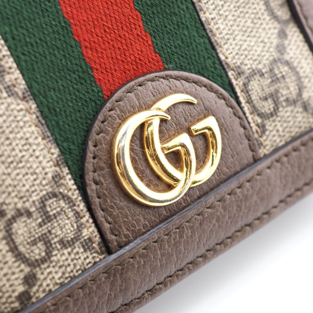 GUCCI グッチ 523155 0959 GGスプリーム シェリー 二つ折り財布 マルチ ...