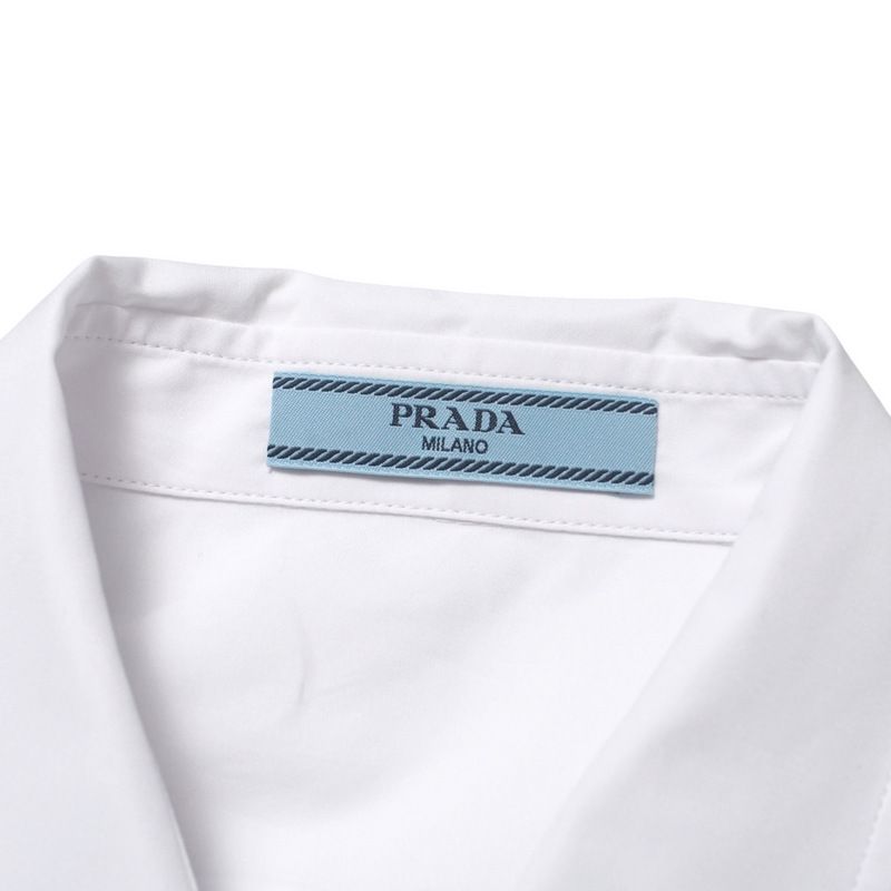 PRADA - ■美品■2024SS■PRADA プラダ 長袖シャツ サイズ44 ブランド古着【中古】20250403/RA3969 □美品□2024SS□PRADA プラダ 長袖シャツ サイズ44 ブランド