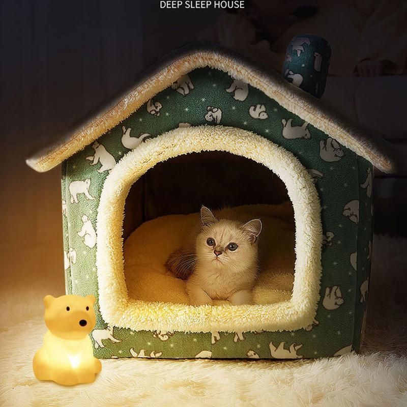 犬 猫 PET HOUSE Ｓサイズ ペットハウス 折りたたみ 犬ハウスドーム型 室内用 ドーム型 ペットベッド 冬 暖かい 洗えます 小型犬 犬小屋 おしゃれ m2bC897