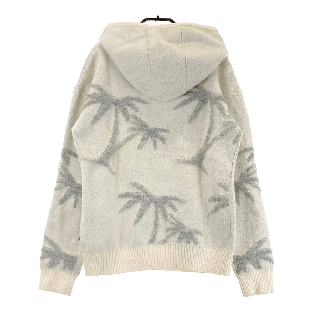 サイズ：L CALLAWAY キャロウェイ モヘヤ混 ニットパーカー ヤシの木