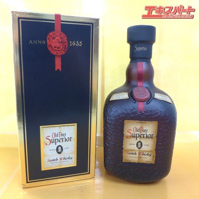 未開栓 Old Parr Superior スコッチウイスキー 2本セット お酒 未開栓 Old Parr オールドパー Superior スペリオール スコッチ