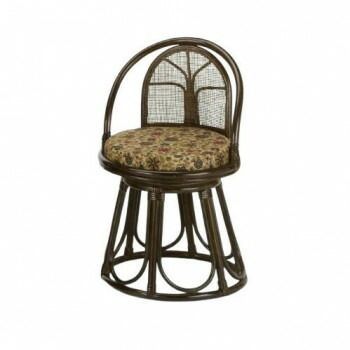 今枝商店 Romantic Rattan 籐回転座椅子 ハイタイプ S514B