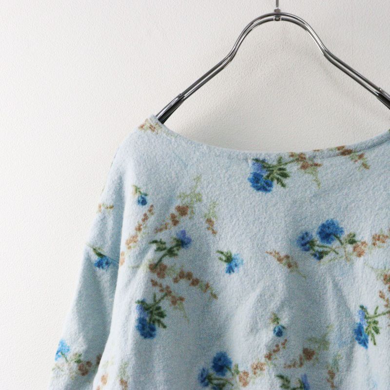 45rpm 花柄ワンピース 極美品✨45R【花柄 インディゴ ワンピース