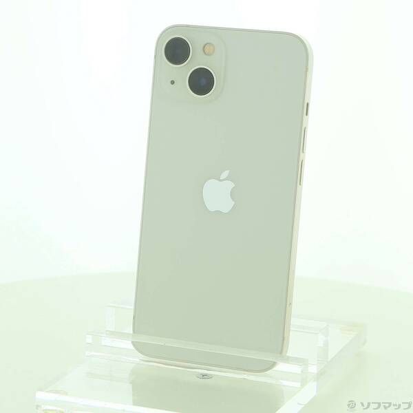 中古品〕 iPhone13 256GB スターライト MLNJ3J／A SIMフリー【258】
