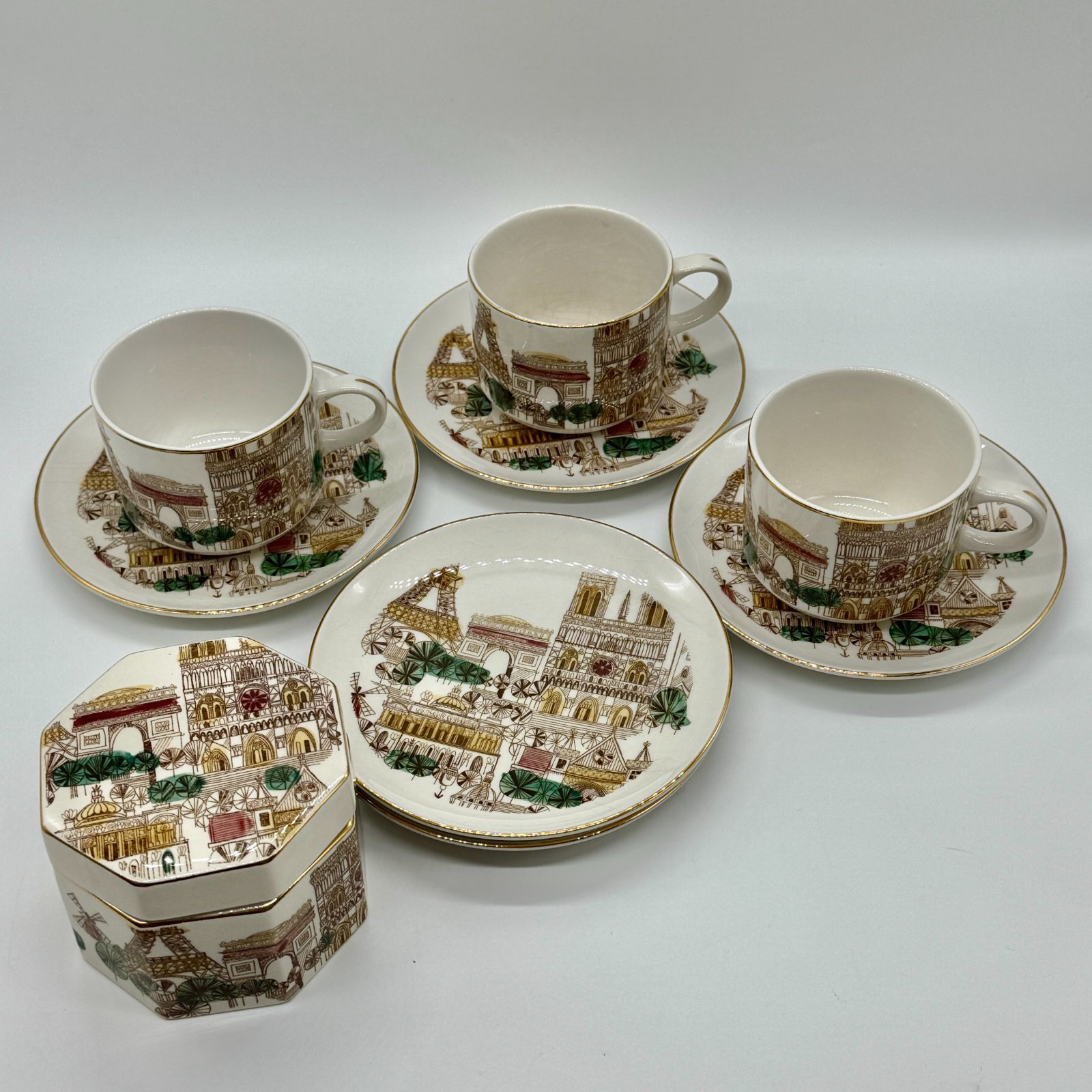 希少品】オールドニッコー ダブルフェニックス カップソーサー&八角