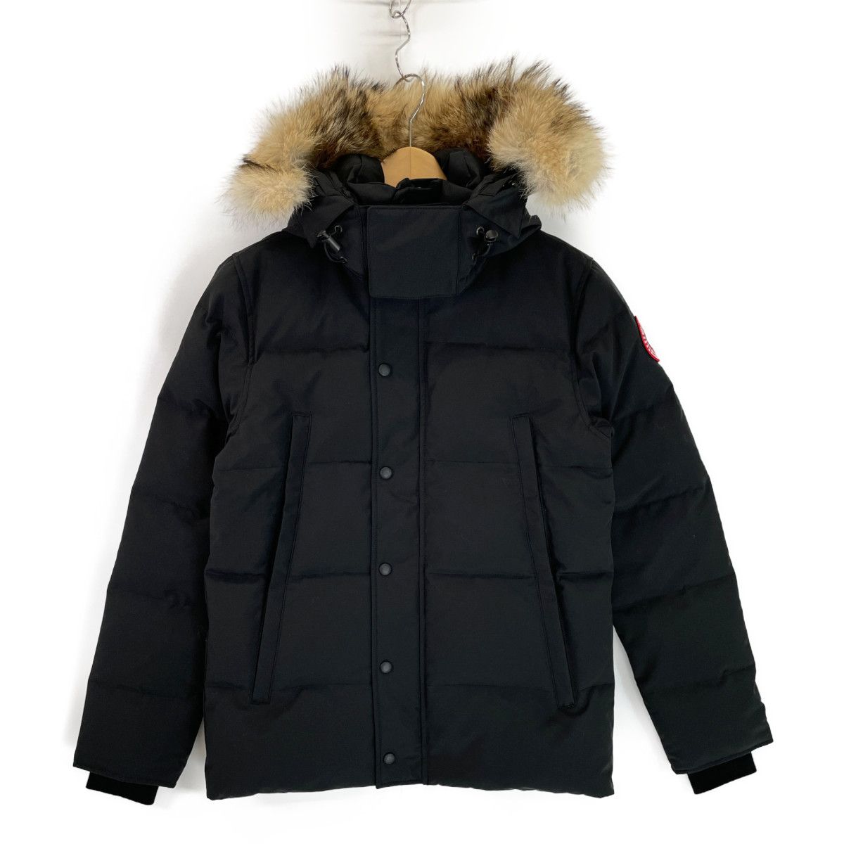 CANADA GOOSE カナダグース 3808M ﾌﾞﾗｯｸ ｳｨﾝﾀﾞﾑﾊﾟｰｶｰ ﾀﾞｳﾝｼﾞｬｹｯﾄ S - メルカリ