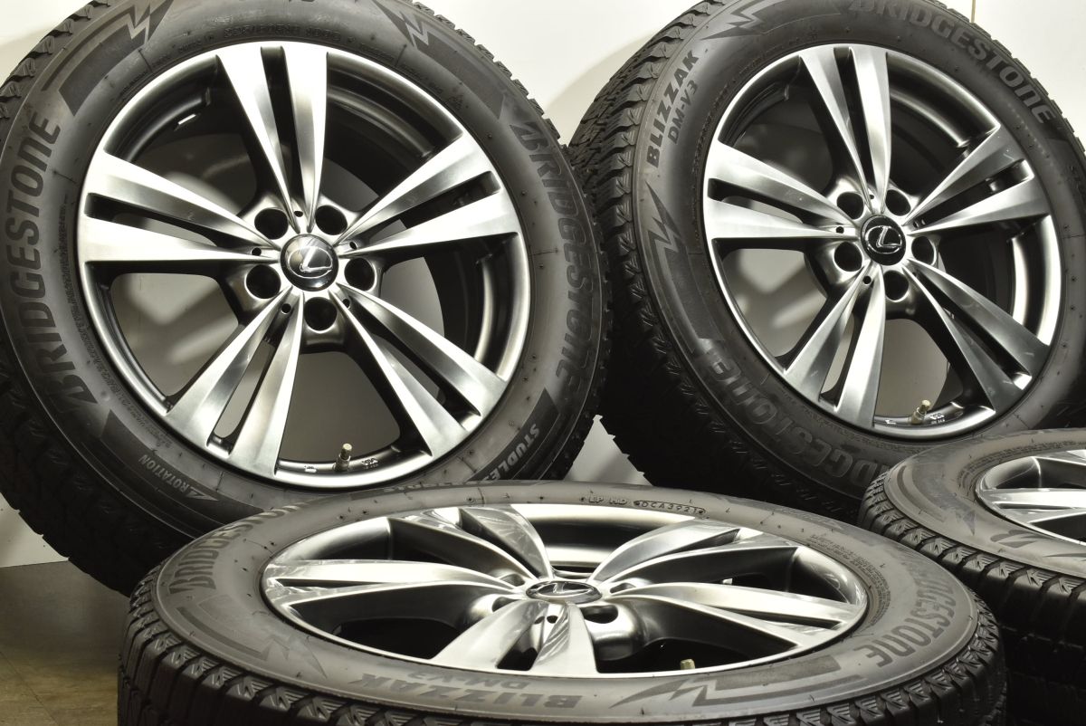 マイスター L-F 18in 7.5J 35 PCD114.3 ブリヂストン ブリザック DM-V3 225 60R18 レクサス NX ハリアー RAV4 ヴァンガード