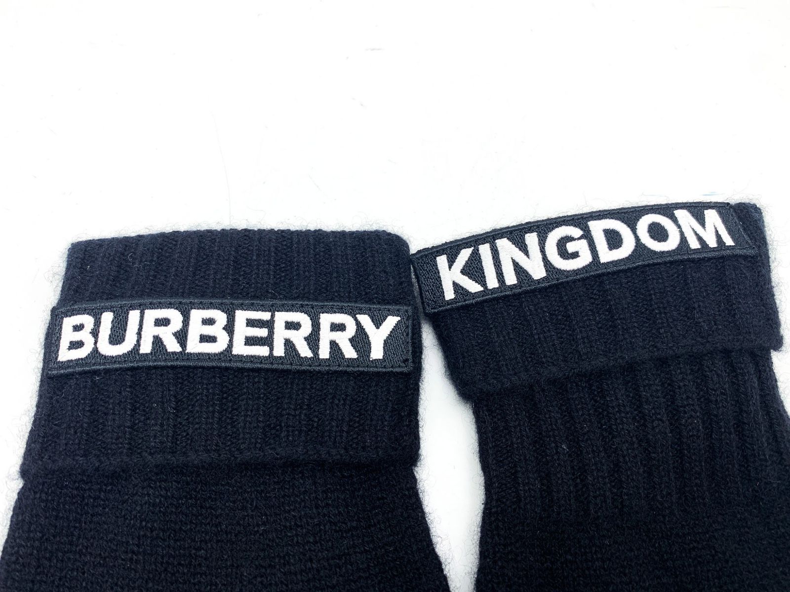 BURBERRY ウールグローブ ブラック