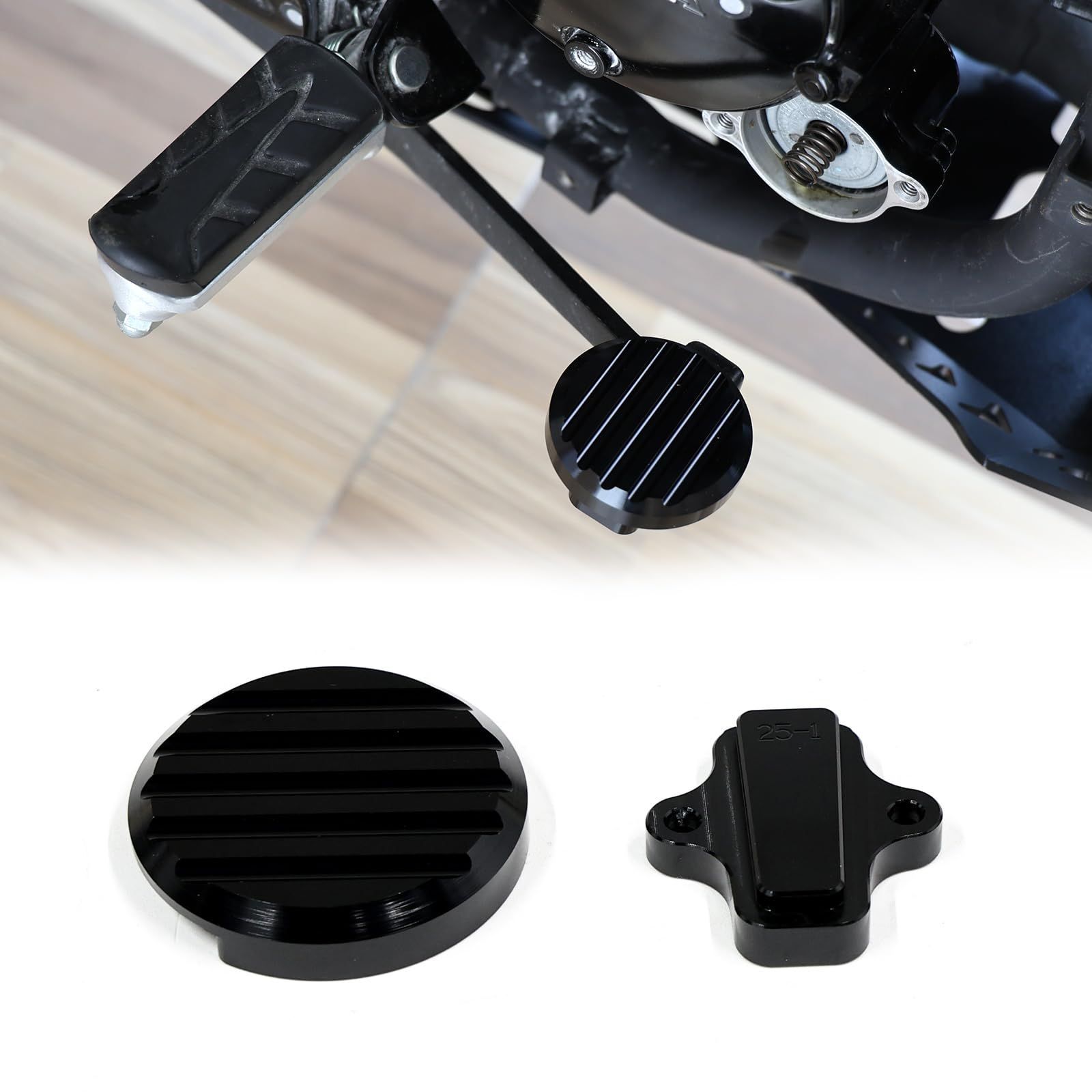 【人気商品】125 DAX オートバイ用ブレーキペダルカバー改造拡張 適用 DAX 125ブレーキペダルカバー 125 ダックス 2022/2023/2024/2025対応 ホンダ (ブラック)