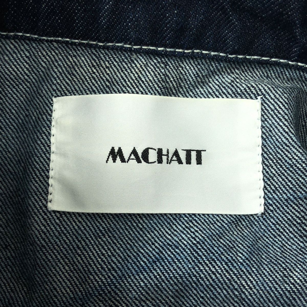 【新品タグ付き】MACHATT マチャット デニムベスト 2025年最新】machatt デニムベストの人気アイテム - メルカリ