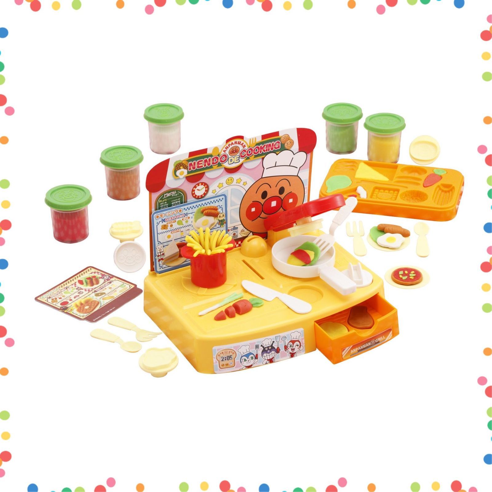商品 こねこねんど アンパンマン ねんどでおりょうりアンパンマン