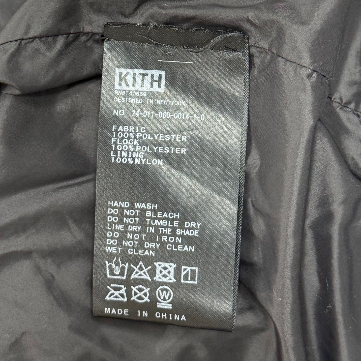 KITH Flocked Italic Monogram Davon Jacket モノグラム トラック 
