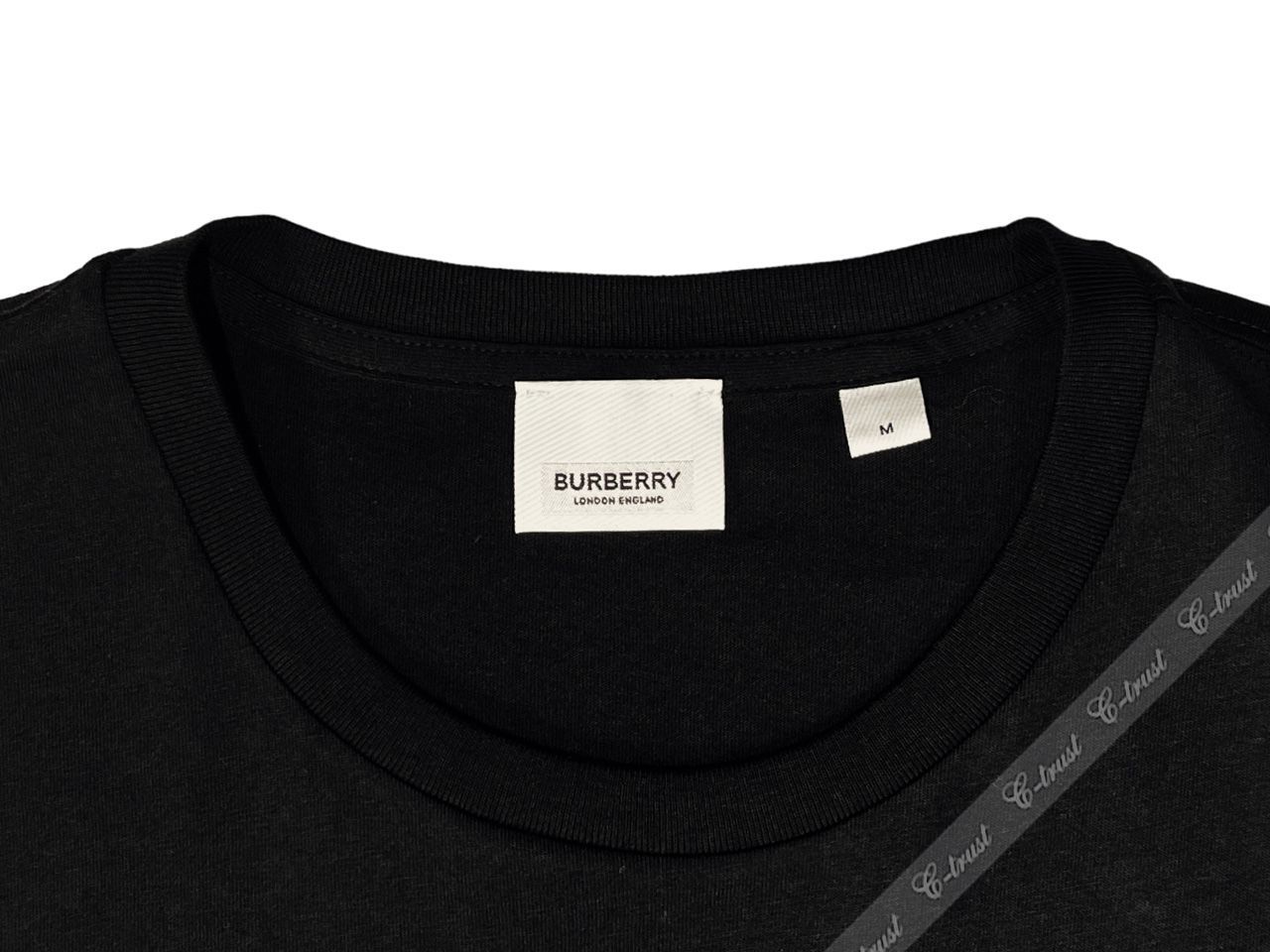 BURBERRY バーバリー Tシャツ クルーネック B ロゴ 刺繍 メンズ