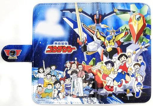 携帯ジャケット カバー 熱血最強ゴウザウラー 手帳型スマートフォンケース Mサイズ 絶対!!元気!!熱血!!エルドランシリーズ展