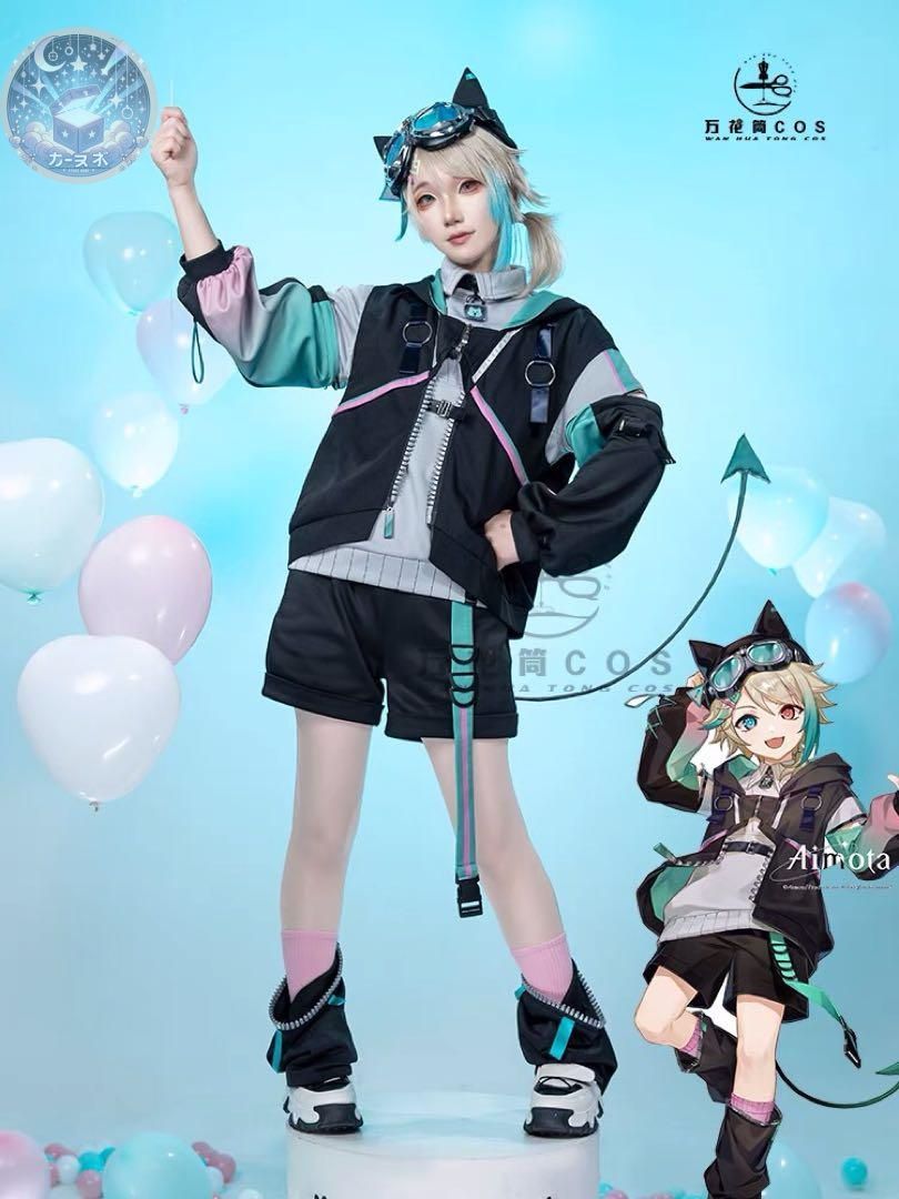 VTuber にじさんじ VirtuaReal AZA アザ コスプレ衣装 コスチューム ハロウィン仮装 イベント衣装 コスプレセット 高品質コスプレ 再現度高め