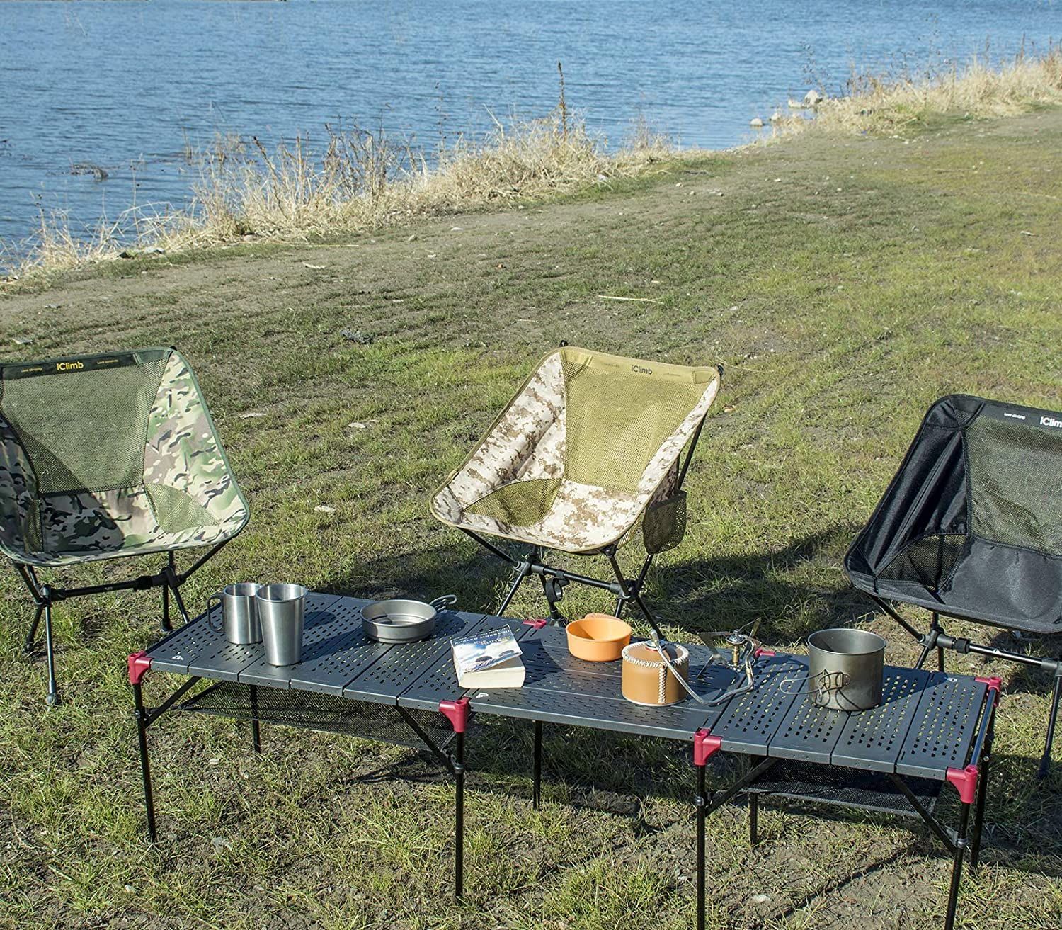 新品 iClimb アウトドア テーブル 無限連結拡大可能 利 アルミ キャンプ BBQ XL ランタンハンガー 76 Flat Baby  メルカリ