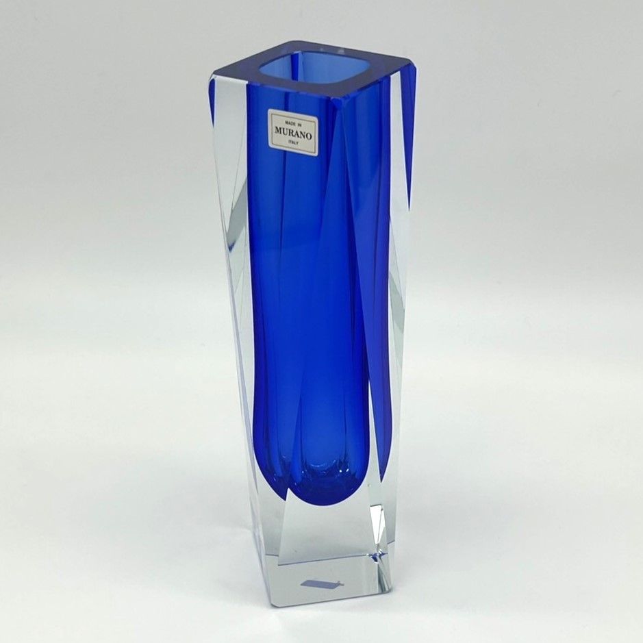 新品】25.5cm ムラーノ MURANO ガラス クリスタル ヴィンテージ