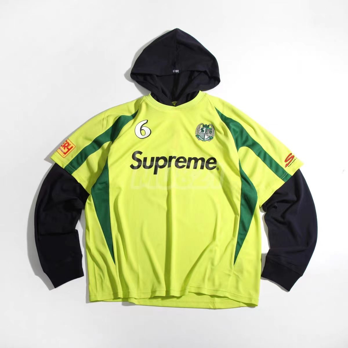 Supreme Hooded Soccer Jersey - topfree - メルカリ